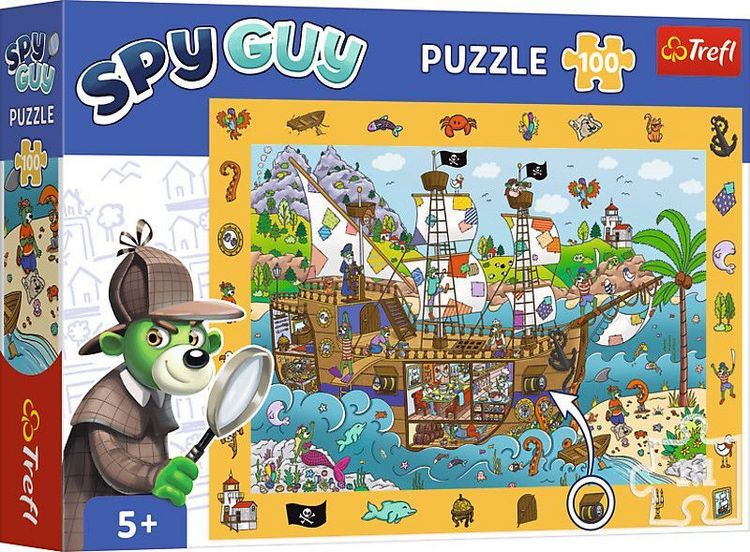 Produktbild: Observation / Beobachtungs Puzzle 100 - Spy Guy - Piratenschifft