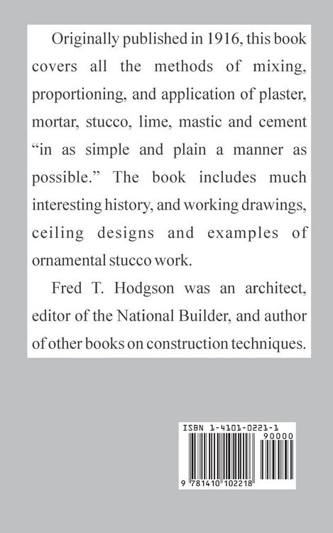 Produktbild: Concrete, Cements, Mortars, Artificial Marbles, Plasters and Stucco