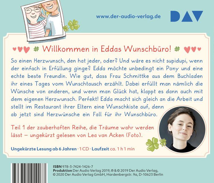 Produktbild: Wunschb&uuml;ro Edda &ndash; Teil 1: Eine Kiste voller W&uuml;nsche