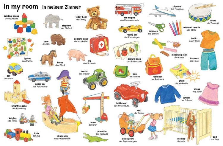 Produktbild: Mein erstes gro&szlig;es Bildw&ouml;rterbuch &ndash; Englisch/Deutsch