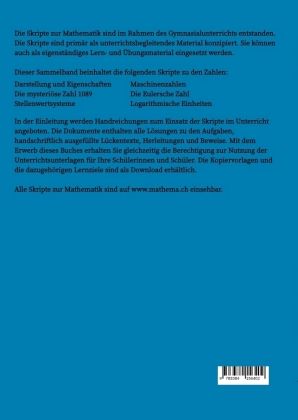 Produktbild: Skripte zur Mathematik - Zahlen