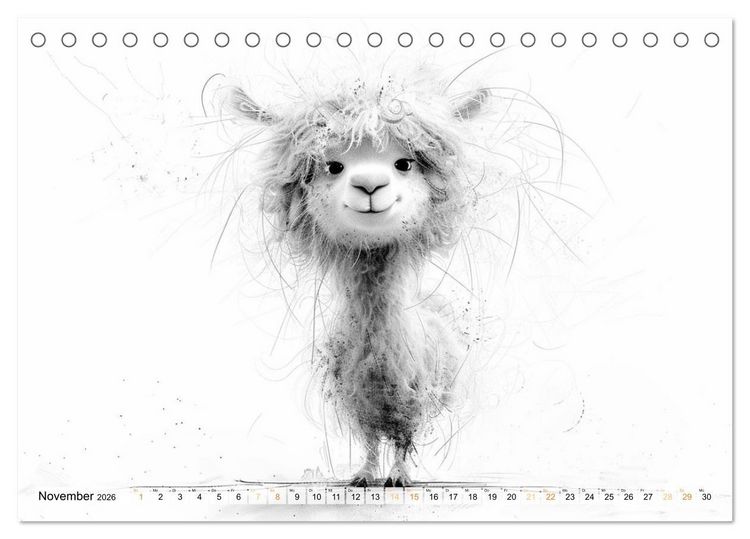 Produktbild: Tierisches Tohuwabohu (Tischkalender 2026 DIN A5 quer), CALVENDO Monatskalender