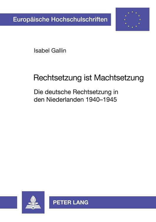 Produktbild: Rechtsetzung ist Machtsetzung