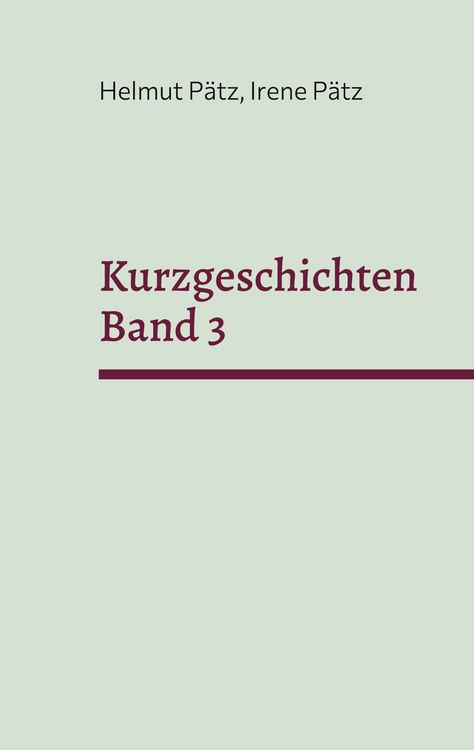 Produktbild: Kurzgeschichten Band 3