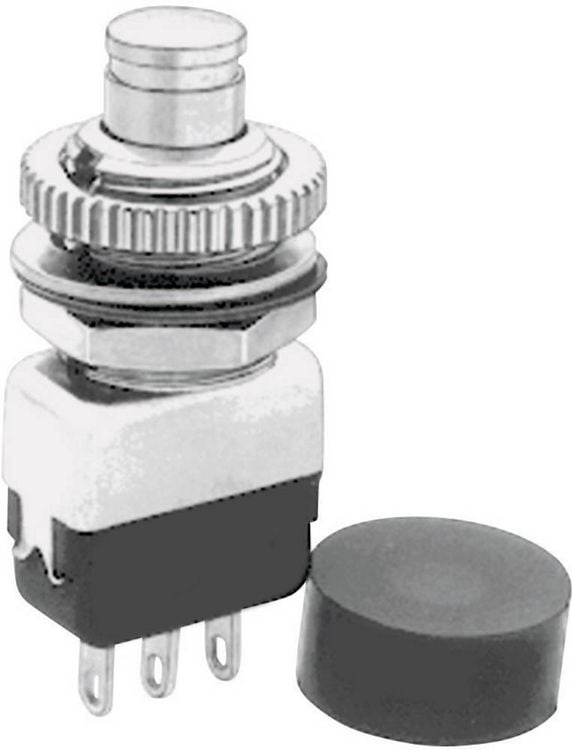 Produktbild: APEM 104350003 104350003 Drucktaster 220 V/AC 2A 1 x Ein/(Aus) tastend 1St.