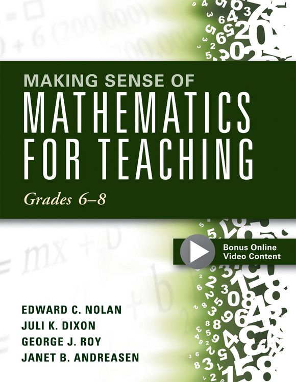Produktbild: Making Sense of Mathematics for Teaching Grades 6-8