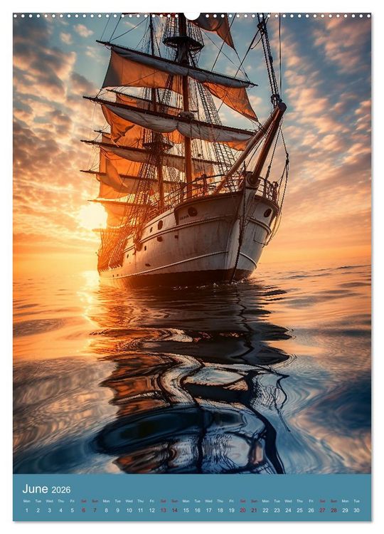 Produktbild: Weathering a Storm (Wall Calendar 2026 DIN A2 portrait), CALVENDO 12 Month Wall Calendar