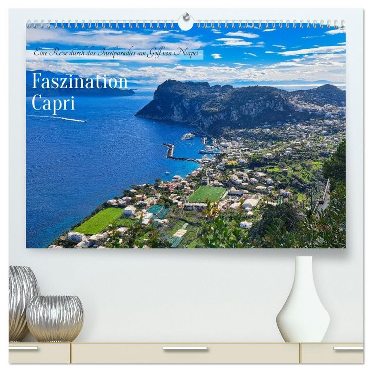 Produktbild: Faszinierendes Capri (hochwertiger Premium Wandkalender 2026 DIN A2 quer), Kunstdruck in Hochglanz