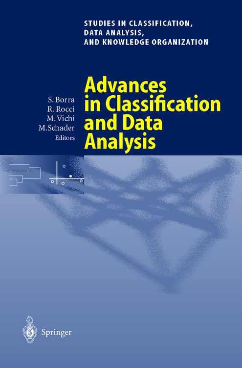 Produktbild: Advances in Classification and Data Analysis