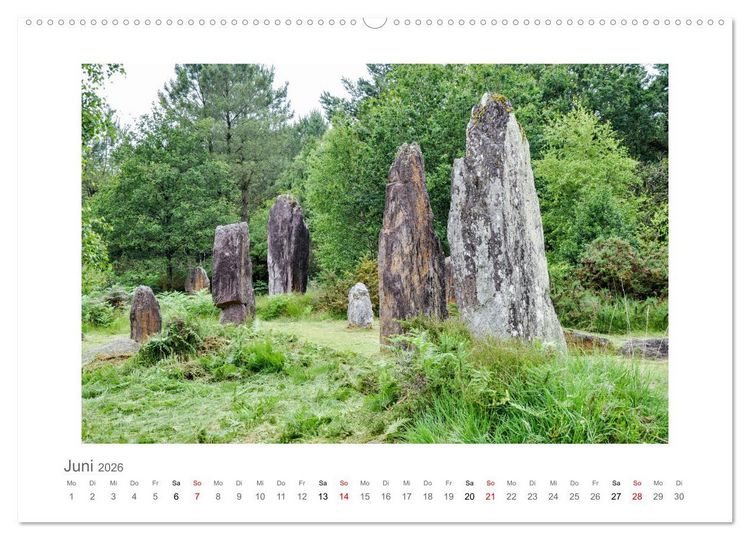 Produktbild: Bretagne - unterwegs mit Julia Hahn (hochwertiger Premium Wandkalender 2026 DIN A2 quer), Kunstdruck in Hochglanz