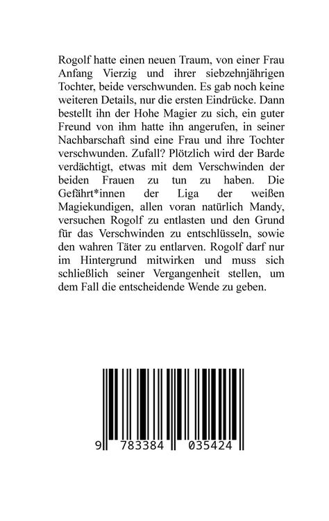 Produktbild: Rogolf der Barde, Live Rollenspiel, D&auml;monen, Hexen, Schutzamulette, Magier, Polizei, Harz, H&ouml;hlen, Brocken, Walpurgisnacht, Rituale, Speere, Armbrust