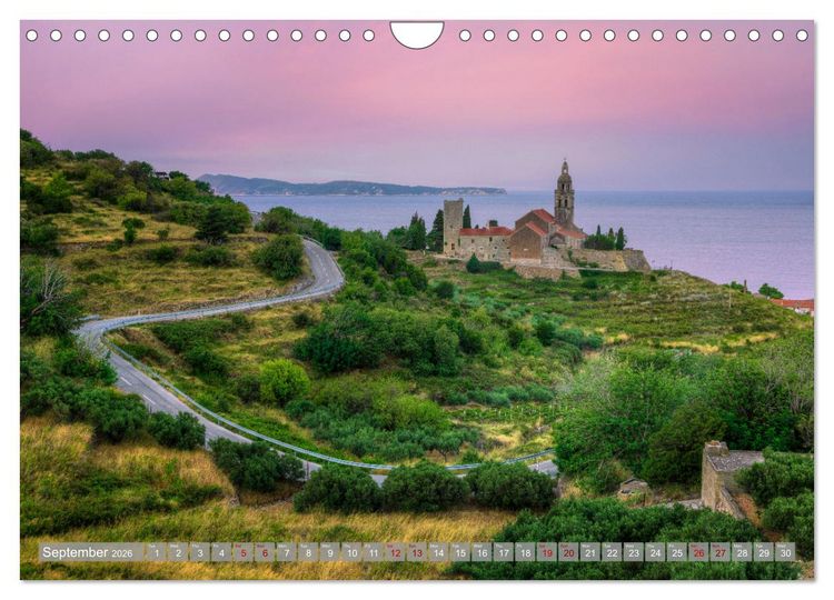 Produktbild: Vis Island Croatia - English Heritage in the Adriatic (Wall Calendar 2026 DIN A4 landscape), CALVENDO 12 Month Wall Calendar