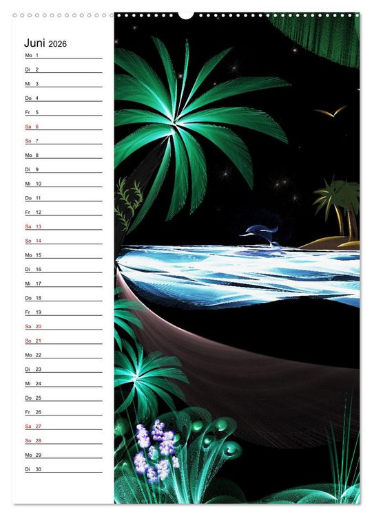 Produktbild: Textile Gewebekunst (Wandkalender 2026 DIN A2 hoch), CALVENDO Monatskalender