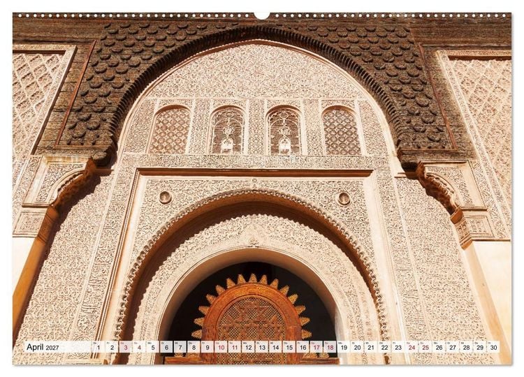Produktbild: Marrakesch - Perle des S&uuml;dens (Wandkalender 2027 DIN A2 quer), CALVENDO Monatskalender