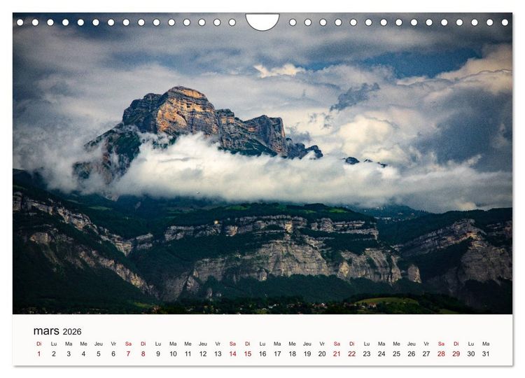 Produktbild: Autour de Grenoble (Calendrier mural 2026 DIN A4 vertical), CALVENDO calendrier mensuel