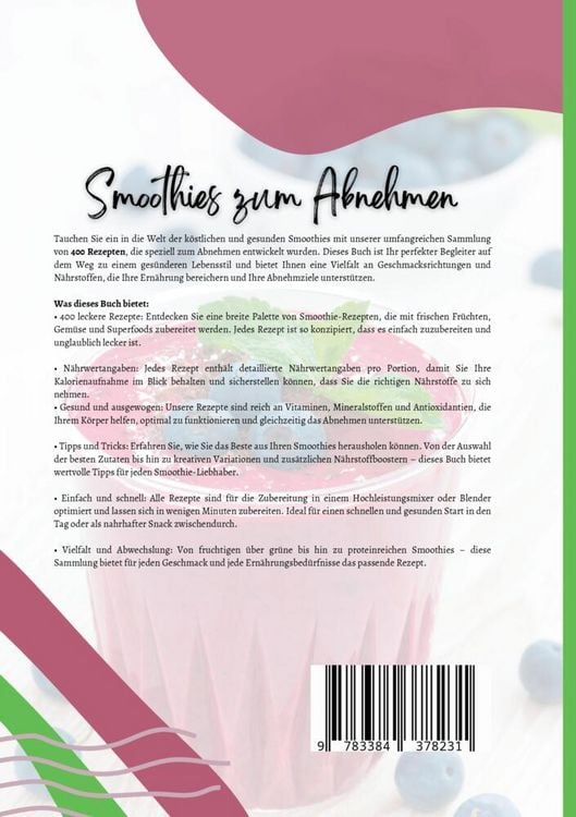 Produktbild: Smoothies zum Abnehmen- 400 Power Rezepte