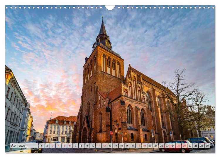 Produktbild: G&uuml;strow Impressionen (Wandkalender 2026 DIN A3 quer), CALVENDO Monatskalender