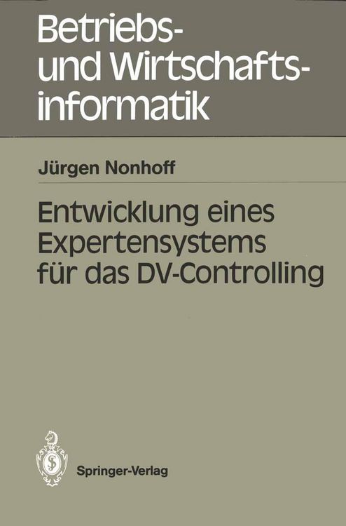 Produktbild: Entwicklung eines Expertensystems f&uuml;r das DV-Controlling