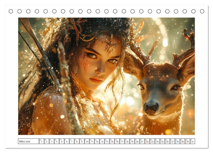 Produktbild: G&ouml;tterfunken (Tischkalender 2026 DIN A5 quer), CALVENDO Monatskalender