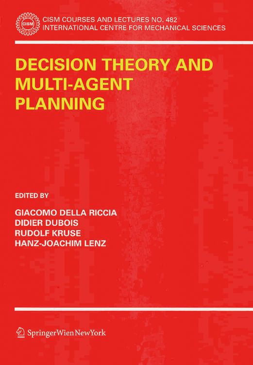 Produktbild: Decision Theory and Multi-Agent Planning
