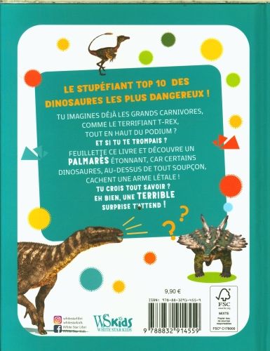 Produktbild: Le top ten des dinosaures les plus dangereux