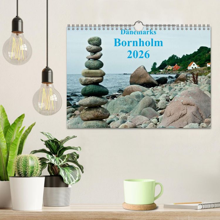 Produktbild: D&auml;nemarks Bornholm 2026 (Wandkalender 2026 DIN A4 quer), CALVENDO Monatskalender