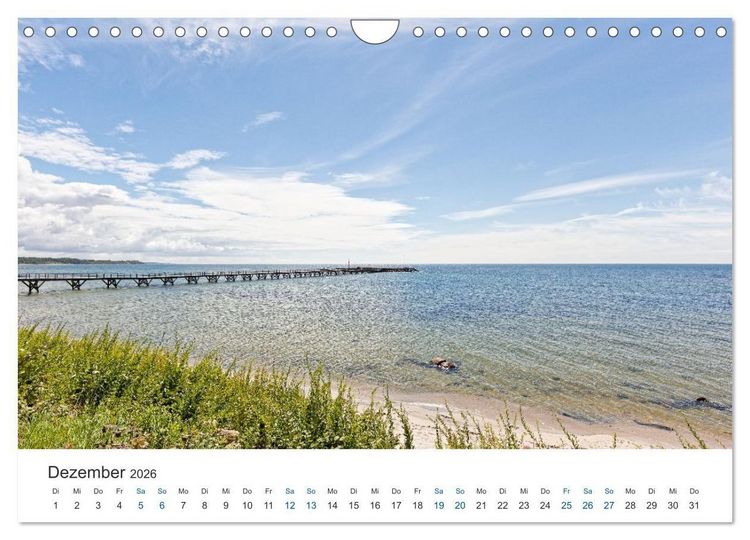 Produktbild: Bornholm - die K&uuml;sten der Ostseeinsel (Wandkalender 2026 DIN A4 quer), CALVENDO Monatskalender