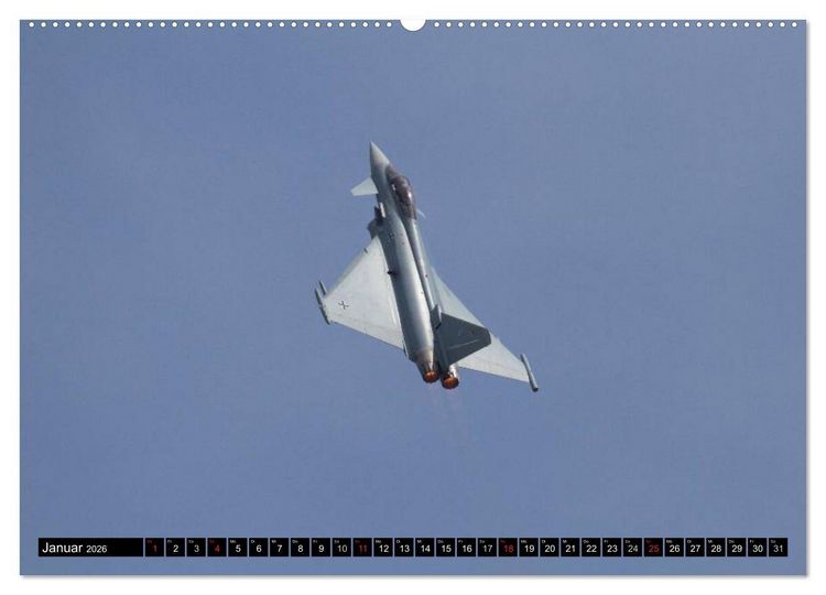 Produktbild: Augenblicke in der Luft: Eurofighter Typhoon (hochwertiger Premium Wandkalender 2026 DIN A2 quer), Kunstdruck in Hochglanz
