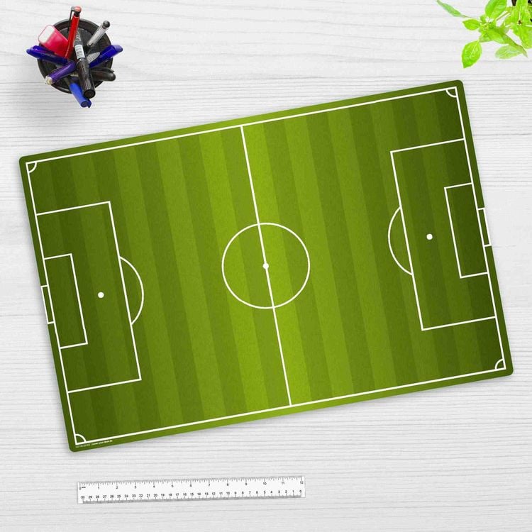 Produktbild: Cover-your-desk Schreibtischunterlage f&uuml;r Kinder Fu&szlig;ballfeld, aus hochwertigem Vinyl , 60 x 40 cm