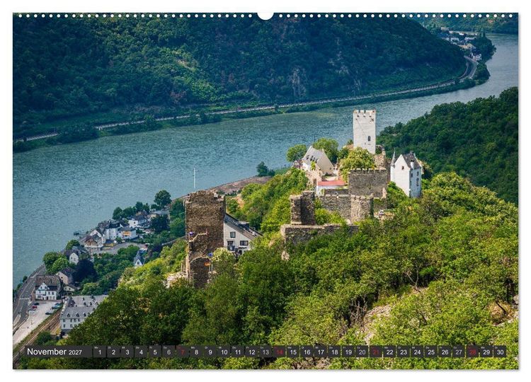 Produktbild: Burgen und Festungen am Mittelrhein (Wandkalender 2027 DIN A2 quer), CALVENDO Monatskalender
