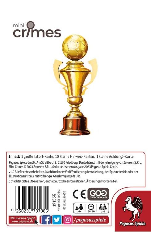 Produktbild: MiniCrimes - Falsches Spiel