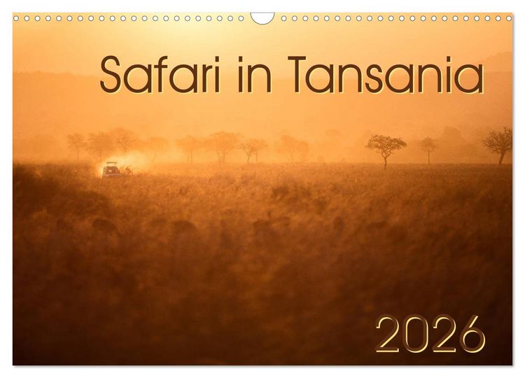 Produktbild: Safari in Tansania (Wandkalender 2026 DIN A3 quer), CALVENDO Monatskalender