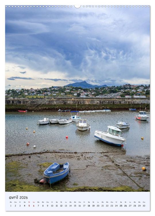 Produktbild: Terre de caract&egrave;re - Paysages du Pays basque (Calendrier mural 2026 DIN A2 horizontal), CALVENDO calendrier mensuel