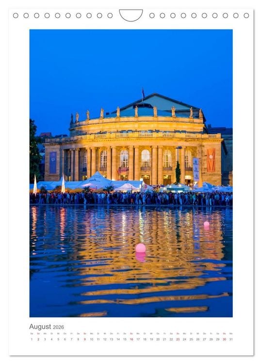 Produktbild: STUTTGART Impressionen (Wandkalender 2026 DIN A4 hoch), CALVENDO Monatskalender