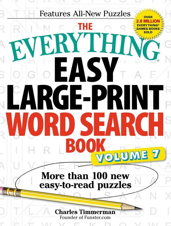 Produktbild: The Everything Easy Large-Print Word Search Book, Volume 7
