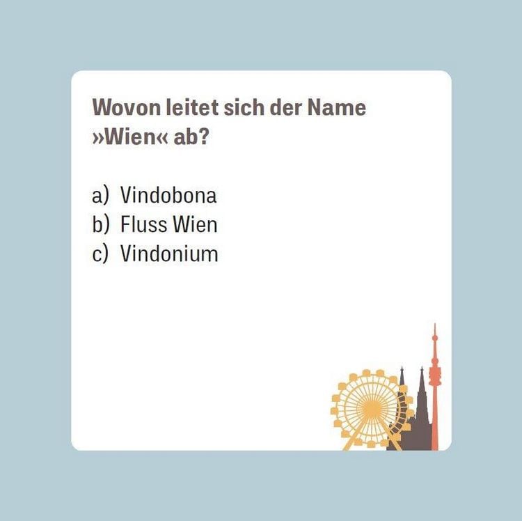 Produktbild: Wien-Quiz (Neuauflage)
