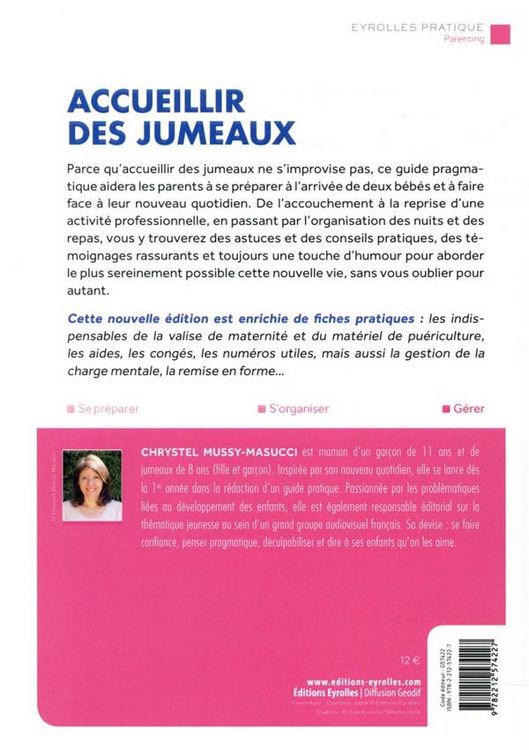 Produktbild: Accueillir des jumeaux guide pour