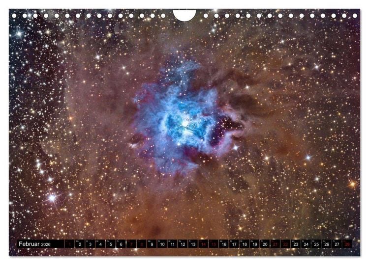 Produktbild: Galaktische Nebel (Wandkalender 2026 DIN A4 quer), CALVENDO Monatskalender