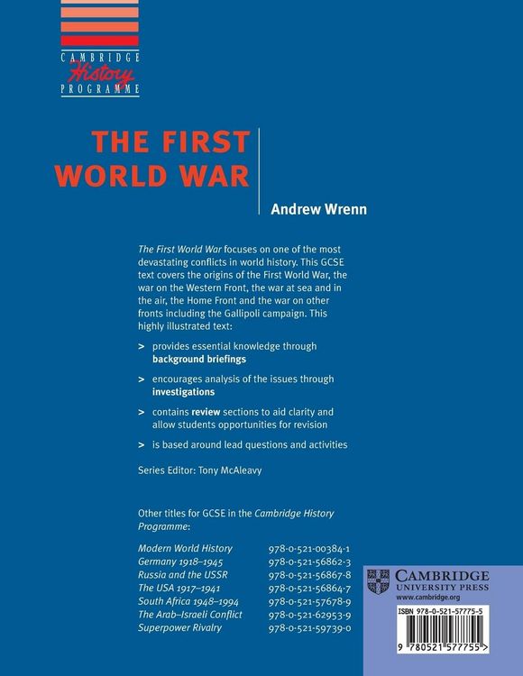Produktbild: The First World War