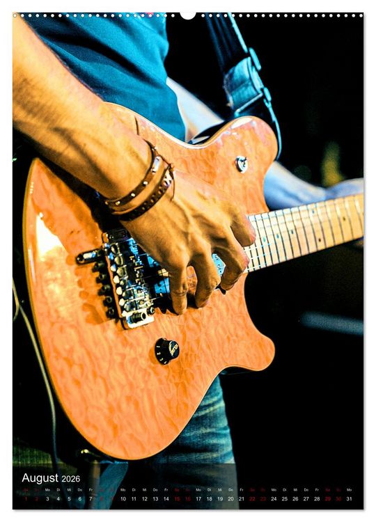 Produktbild: Rockgitarren in Concert (hochwertiger Premium Wandkalender 2026 DIN A2 hoch), Kunstdruck in Hochglanz