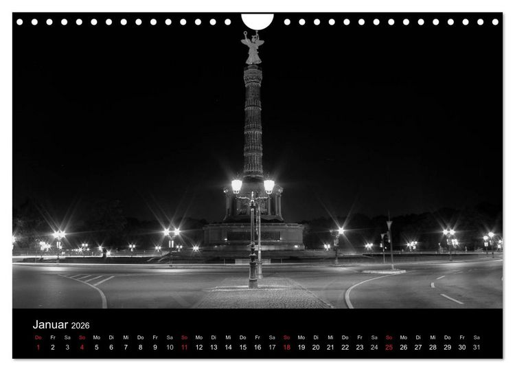 Produktbild: Berlin (Wandkalender 2026 DIN A4 quer), CALVENDO Monatskalender