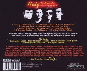 Produktbild: Nutz: Tightened Up !-Live in Nottingham 1977