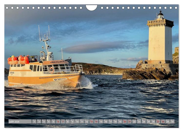 Produktbild: Phare de Kermorvan (Calendrier mural 2026 DIN A4 vertical), CALVENDO calendrier mensuel