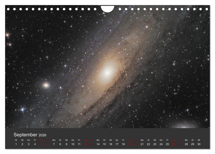 Produktbild: Havel-Sternwarte Weltallkalender (Wandkalender 2026 DIN A4 quer), CALVENDO Monatskalender