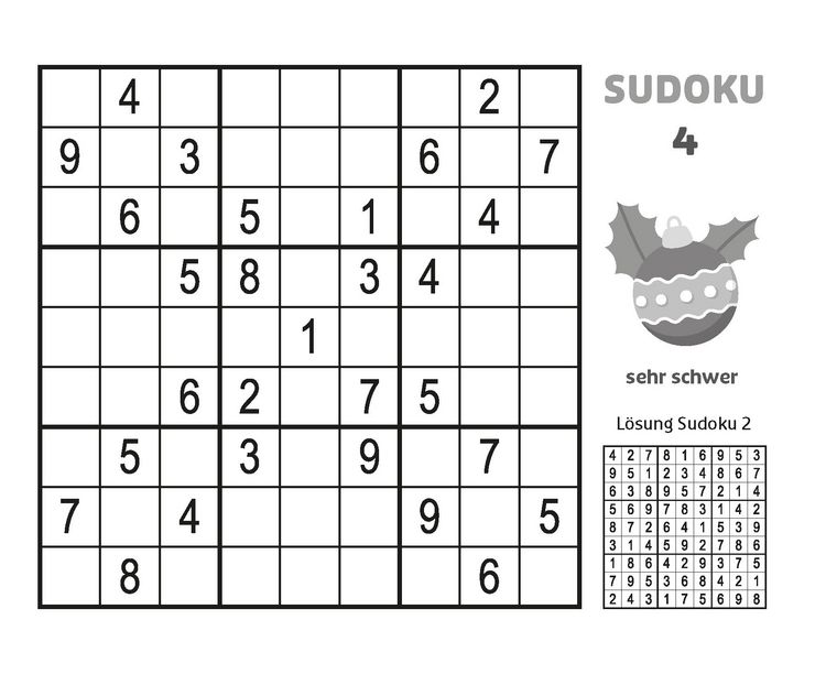 Produktbild: Pocket-Buch Weihnachtsausgabe Sudoku