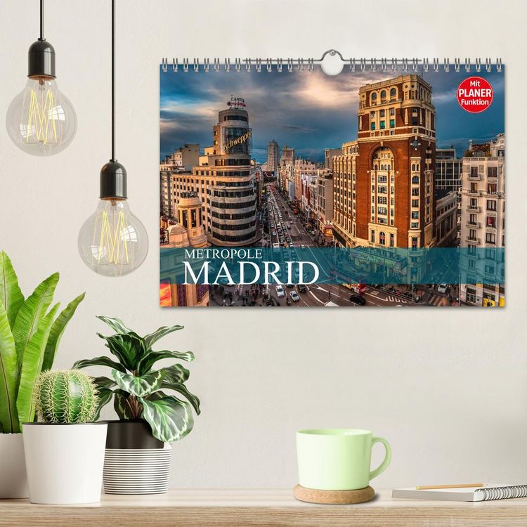 Produktbild: Metropole Madrid (Wandkalender 2026 DIN A4 quer), CALVENDO Monatskalender