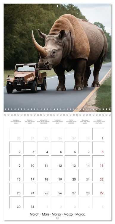 Produktbild: New Animal Kingdom (Wall Calendar 2026 12 &times; 12 Inch) CALVENDO 12 Month Wall Calendar