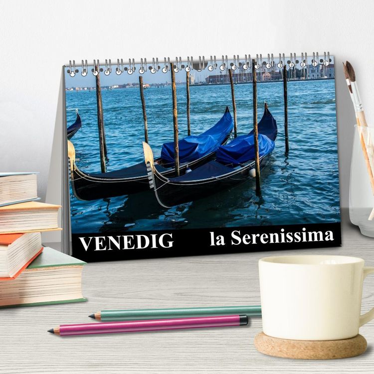 Produktbild: Venedig - la Serenissima (Tischkalender 2026 DIN A5 quer), CALVENDO Monatskalender