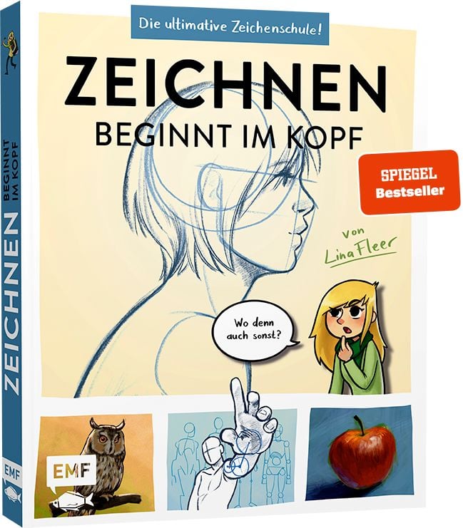 Produktbild: Zeichnen beginnt im Kopf &ndash; Die ultimative Zeichenschule von YouTube-Zeichnerin LinaFleer