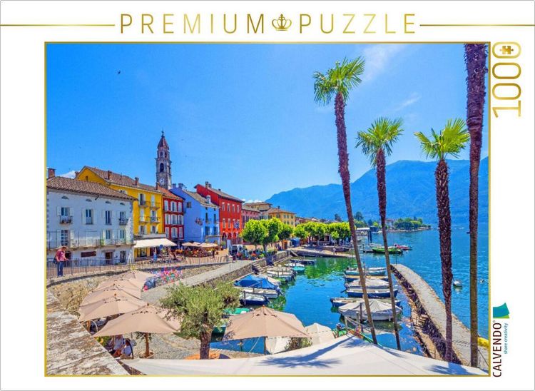 Produktbild: CALVENDO Puzzle Lago Maggiore | 1000 Teile Lege-Gr&ouml;&szlig;e 64x48cm Foto-Puzzle f&uuml;r gl&uuml;ckliche Stunden